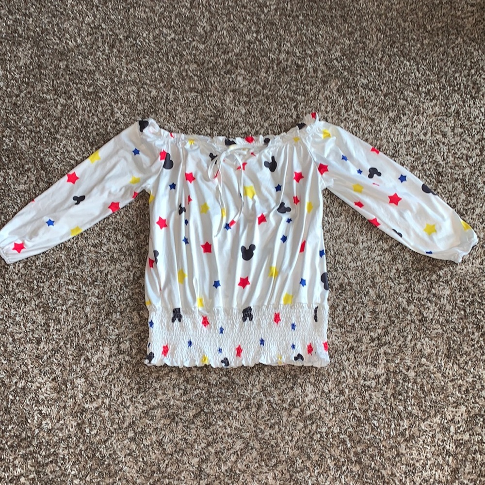 Mickey patriotic polka dot shirt